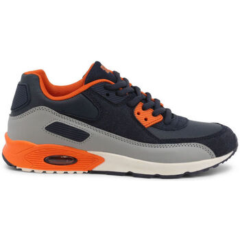 Schoenen Heren Sneakers Shone 005-001 Navy/Orange Blauw