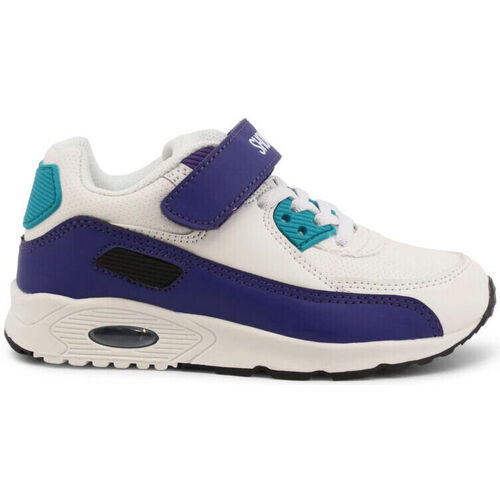 Schoenen Heren Sneakers Shone 005-001-V White/Purple Wit