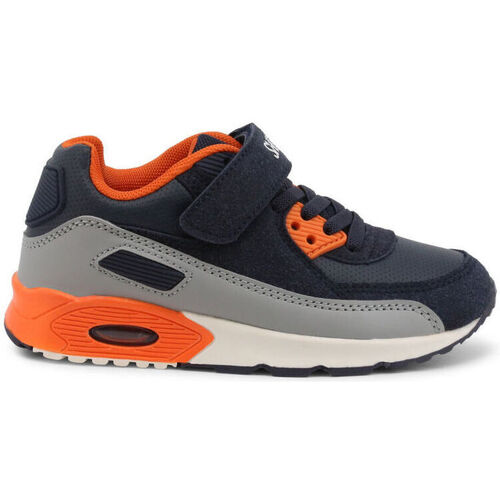 Schoenen Heren Sneakers Shone 005-001-V Navy/Orange Blauw
