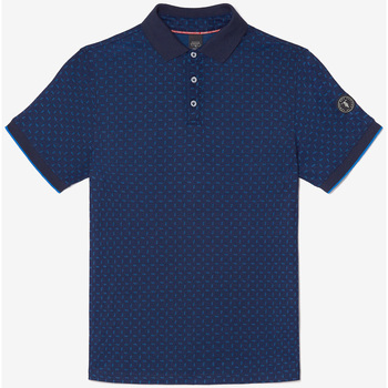 Textiel Heren T-shirts & Polo’s Le Temps des Cerises Poloshirt LIVAL Blauw