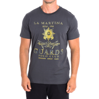 Textiel Heren T-shirts korte mouwen La Martina TMRG30-JS206-09131 Grijs