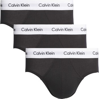 Ondergoed Heren Slips Calvin Klein Jeans 3P Hip Brief Zwart