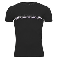 Textiel Heren T-shirts korte mouwen Emporio Armani THE NEW ICON Zwart