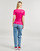 Textiel Dames T-shirts korte mouwen Esprit TSHIRT SL Roze