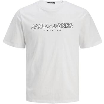 Textiel Heren T-shirts korte mouwen Jack & Jones  Wit