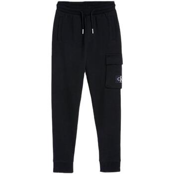 Textiel Jongens Broeken / Pantalons Calvin Klein Jeans  Zwart