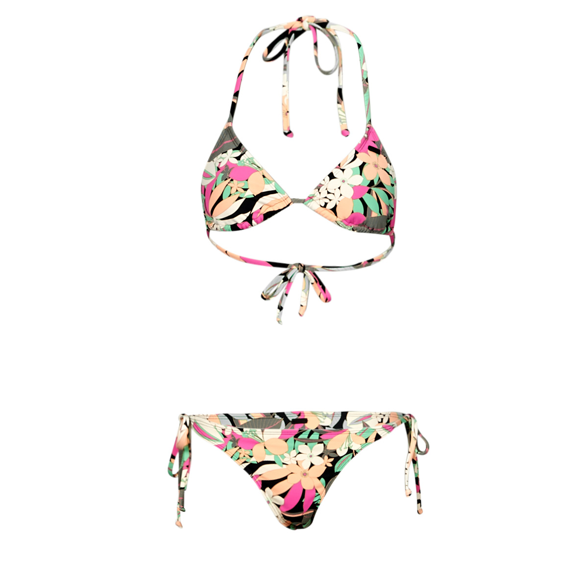 Textiel Dames Bikini's Roxy PT BEACH CLASSICS TIKI TRI Multicolour