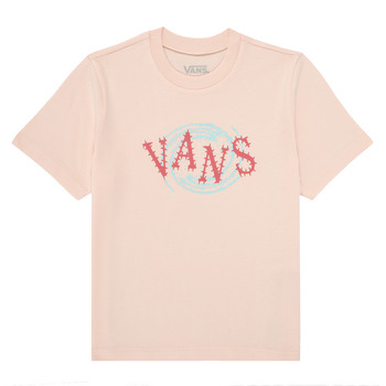 Textiel Meisjes T-shirts korte mouwen Vans INTO THE VOID BFF Roze