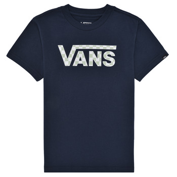 Textiel Jongens T-shirts korte mouwen Vans VANS CLASSIC LOGO FILL Marine