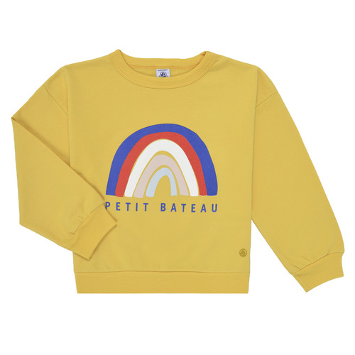 Textiel Meisjes Sweaters / Sweatshirts Petit Bateau MAGDA Geel