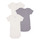 Textiel Kinderen Pyjama's / nachthemden Petit Bateau A09YL X3 Wit / Marine