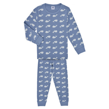 Textiel Kinderen Pyjama's / nachthemden Petit Bateau MAELINE Blauw