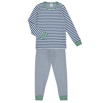 Textiel Kinderen Pyjama's / nachthemden Petit Bateau MLEMENT Marine