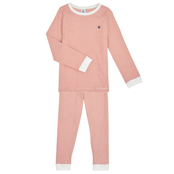 Textiel Kinderen Pyjama's / nachthemden Petit Bateau MAMOU Rood