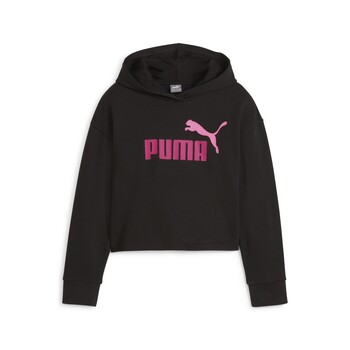 Textiel Meisjes Sweaters / Sweatshirts Puma ESS 2COLOR HOODIE Zwart