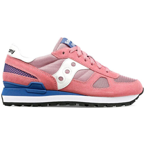 Schoenen Dames Sneakers Saucony Shadow S1108-838 Navy/Pink Roze
