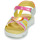 Schoenen Meisjes Sandalen / Open schoenen Agatha Ruiz de la Prada SANDALIA CORAZON Wit / Multicolour