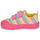 Schoenen Meisjes Lage sneakers Agatha Ruiz de la Prada ZAPATO LONA RAYAS Roze / Multicolour