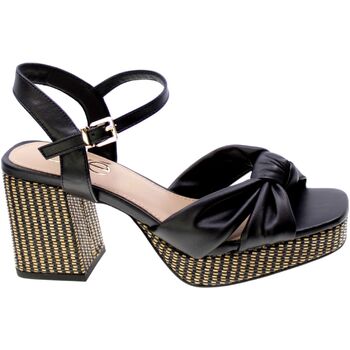 Schoenen Dames Sandalen / Open schoenen Exé Shoes Sandalo Donna Nero Lina-245r Zwart