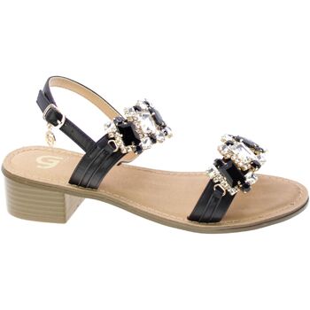 Schoenen Dames Sandalen / Open schoenen Gold&gold Sandalo Donna Nero Gl755 Zwart
