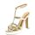 Schoenen Dames Sandalen / Open schoenen Lorenzo Mari Sandalo Donna Platino Opi Goud