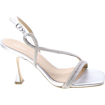 Schoenen Dames Sandalen / Open schoenen Tsakiris Mallas Sandalo Donna Argento Tami-740 Zilver