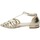 Schoenen Dames Sandalen / Open schoenen Francescomilano Sandalo Donna Platino C04-05a-pl Goud
