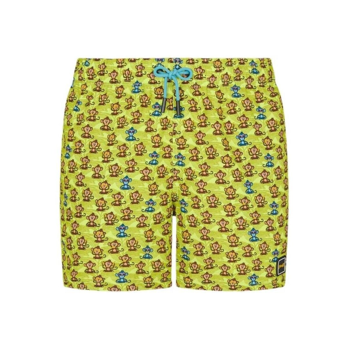 Textiel Heren Korte broeken / Bermuda's F * * K Shorts Uomo Fantasia Scimmiette Fk23-2110u Multicolour