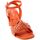Schoenen Dames Sandalen / Open schoenen Equitare Sandalo Donna Arancio 239918/camelia Orange