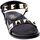 Schoenen Dames Sandalen / Open schoenen Exé Shoes Sandalo Donna Nero A5207-4330 Zwart