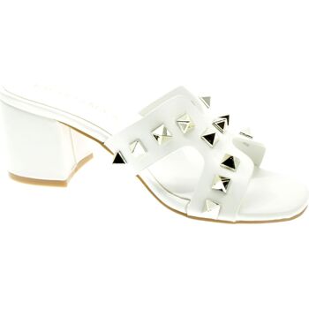Schoenen Dames Sandalen / Open schoenen Kharisma Mules Donna Bianco 3505 Wit