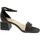 Schoenen Dames Sandalen / Open schoenen Exé Shoes Sandalo Donna Nero Carmen-145 Zwart