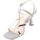 Schoenen Dames Sandalen / Open schoenen Lorenzo Mari Sandalo Donna Argento Sandy-01 Zilver