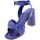 Schoenen Dames Sandalen / Open schoenen Equitare Sandalo Donna Blue 239918/camelia Blauw