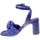 Schoenen Dames Sandalen / Open schoenen Equitare Sandalo Donna Blue 239918/camelia Blauw