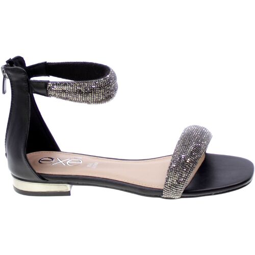 Schoenen Dames Sandalen / Open schoenen Exé Shoes Sandalo Donna Nero Amelia-570 Zwart