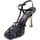 Schoenen Dames Sandalen / Open schoenen Nacree NacrÈe Sandalo Donna Nero Oliv005 Zwart