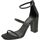 Schoenen Dames Sandalen / Open schoenen Tsakiris Mallas Sandalo Donna Nero Epic-649 Zwart