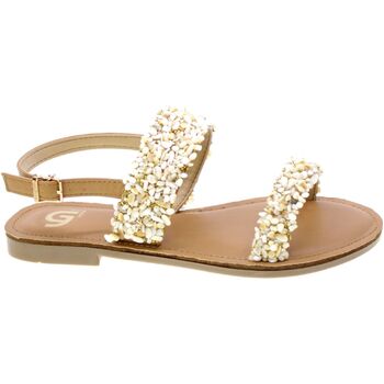 Schoenen Dames Sandalen / Open schoenen Gold&gold Sandalo Donna Bianco Gc677 Wit