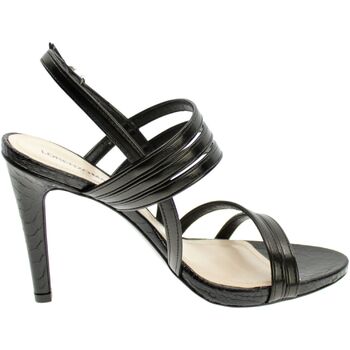 Schoenen Dames Sandalen / Open schoenen Lorenzo Mari Sandalo Donna Nero Lor1424 Zwart