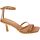 Schoenen Dames Sandalen / Open schoenen Nacree NacrÈe Sandalo Donna Cuoio 395r002 Brown