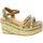 Schoenen Dames Sandalen / Open schoenen Woz - Sand.zp.90 Raf.inc.verde/taupe 3065 Groen