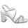 Schoenen Dames Sandalen / Open schoenen Tsakiris Mallas Sandalo Donna Argento Bruna-880 Zilver