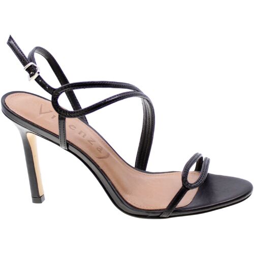 Schoenen Dames Sandalen / Open schoenen Vicenza Sandalo Donna Nero 1258014-6 Zwart