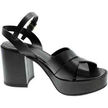 Schoenen Dames Sandalen / Open schoenen Lorenzo Mari Sandalo Donna Nero Aida Zwart