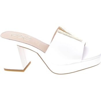 Schoenen Dames Sandalen / Open schoenen Exé Shoes Mules Donna Bianco Lina-579 Wit