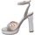 Schoenen Dames Sandalen / Open schoenen Lorenzo Mari Sandalo Donna Argento Iuventas-01 Zilver