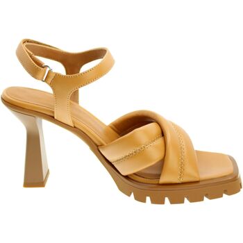 Schoenen Dames Sandalen / Open schoenen Lorenzo Mari Sandalo Donna Cuoio Nike Brown