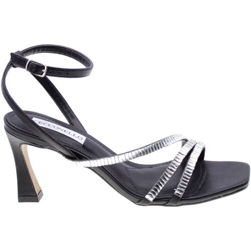 Schoenen Dames Sandalen / Open schoenen Cecconello Sandalo Donna Nero 2102001 Zwart