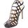 Schoenen Dames Sandalen / Open schoenen Francescomilano Sandalo Donna Nero C23-04p-ne Zwart